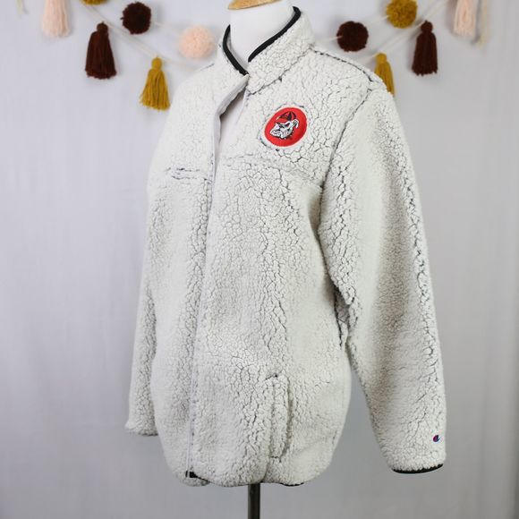 champion fuzzy jacket